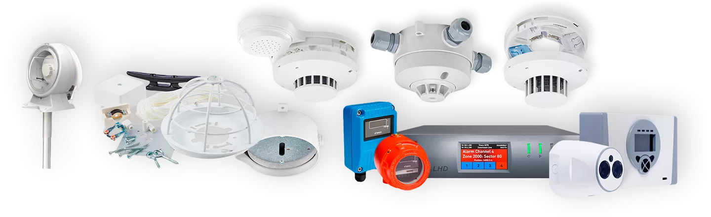 Detektory a základny